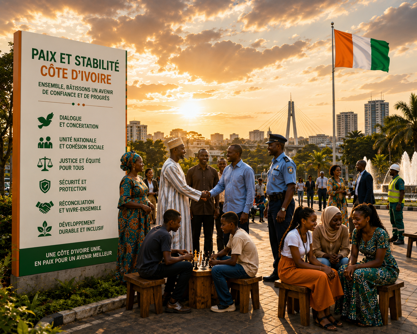 Paix et Stabilité Côte d'Ivoire